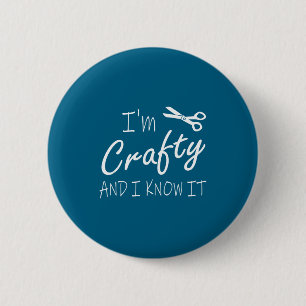 Badge Rond 5 Cm Citation drôle de créateurs artisanaux Je suis art