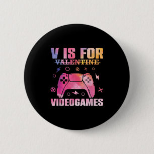 Badge Rond 5 Cm Citation du joueur de jeu vidéo Gamer Pun Graphic