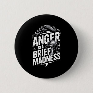 Badge Rond 5 Cm Citation du philosophe stoïque de Seneca Motivatio