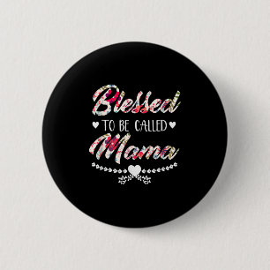 Badge Rond 5 Cm Citation Graphique De Maman Ou Grand-Mère À La Mod