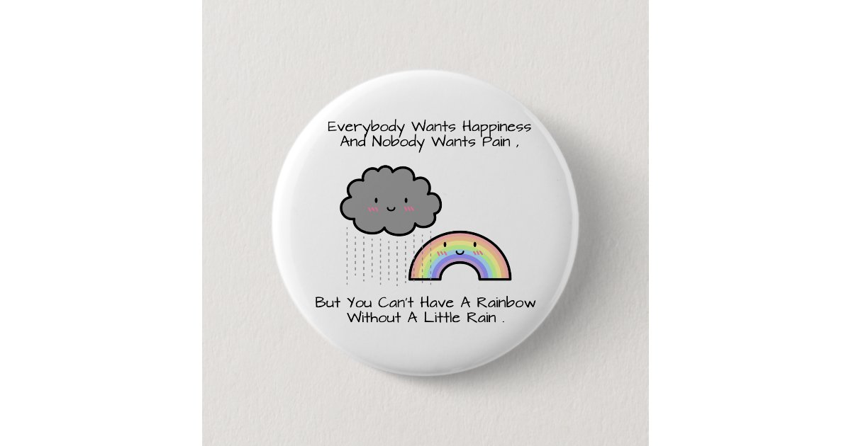 Badge Rond 5 Cm Citation Mignonne De Bonheur De Nuage De Pluie Zazzle Fr Badge Rond 5 Cm Citation Mignonne De Bonheur De Nuage De Pluie Zazzle Fr