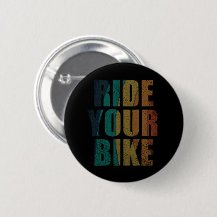 Badge Rond 5 Cm Citation motivationnelle VTT