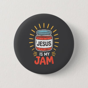 Badge Rond 5 Cm Citation Religieuse Inspirante Amusante _ Jésus Mi