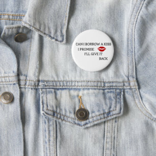 Badge Rond 5 Cm Citation romantique drôle