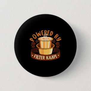 Badge Rond 5 Cm Citations de nourriture Desi _ Amateur de filtre _