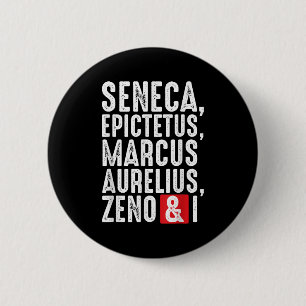 Badge Rond 5 Cm Citations De Sagesse Des Philosophes Stoïques Pour