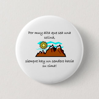 Badge Rond 5 Cm Citations d'Espagnol