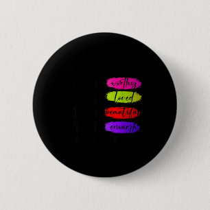 Badge Rond 5 Cm Citations Inspirantes, État d'Esprit Positif, Lead