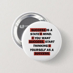 Badge Rond 5 Cm citations motivationnelles pour la réussite