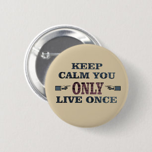 Badge Rond 5 Cm citations motivationnelles sur la vie