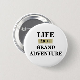 Badge Rond 5 Cm citations motivationnelles sur la vie
