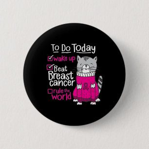 Badge Rond 5 Cm Citer la survivante de la règle du cancer du sein
