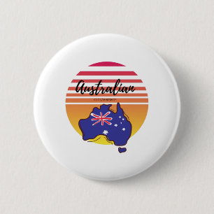 Badge Rond 5 Cm Citoyenneté australienne