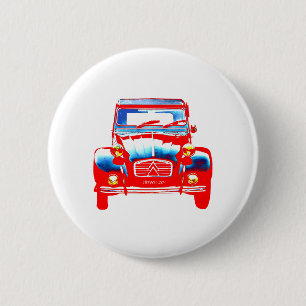 Badge Rond 5 Cm Citroen 2CV 2