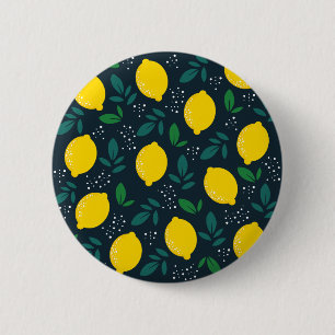 Badge Rond 5 Cm Citron