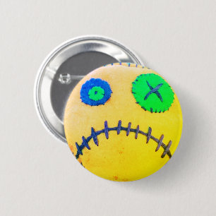 Badge Rond 5 Cm Citron de vaudou