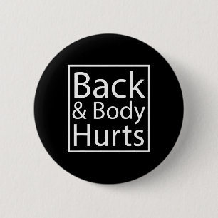 Badge Rond 5 Cm Ck et corps fait mal Relaxation yogique cool Amate