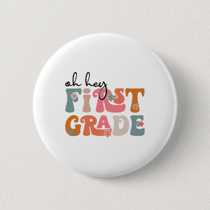 Badge Rond 5 Cm Ck To School Oh Hey Étudiant de première année Bo