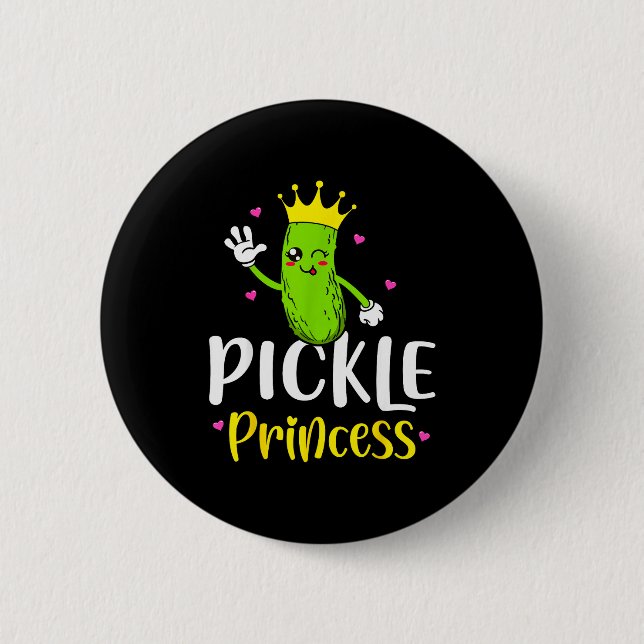 Badge Rond 5 Cm Ckle Princess Funny Ckle Cuber Girl  (Devant)