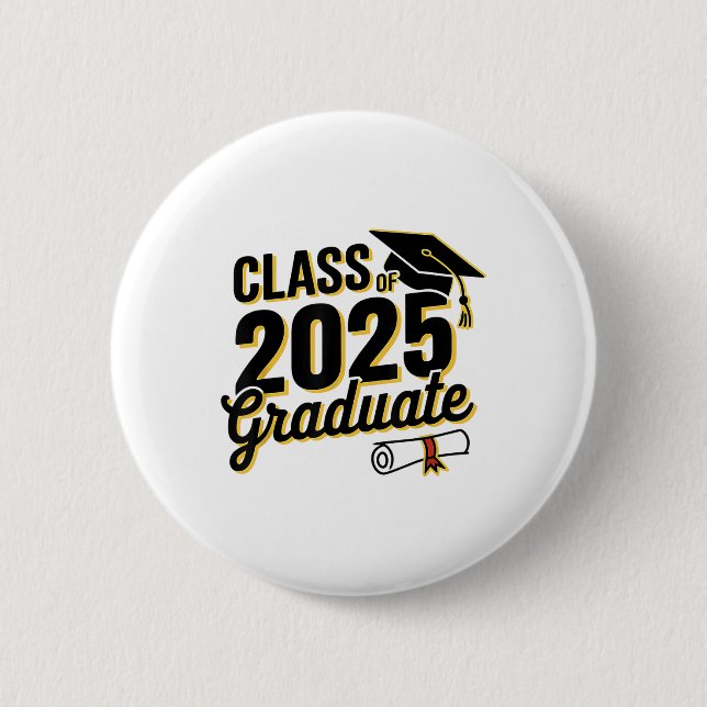Badge Rond 5 Cm Cl De 2025 Graduation 2025 _1 (Devant)