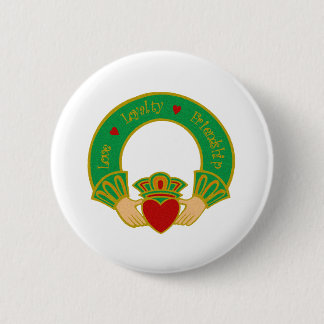 Badge Rond 5 Cm Claddagh