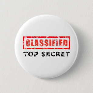 Badge Rond 5 Cm Clair Top Secret