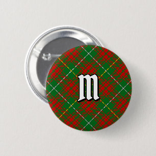 Badge Rond 5 Cm Clan Bruce Hunting Tartan