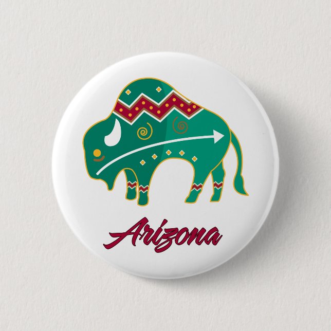Badge Rond 5 Cm Clan Buffalo AZ 2 (Devant)