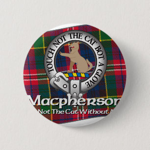 Badge Rond 5 Cm Clan de Macpherson