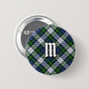 Badge Rond 5 Cm Clan Gordon Bouton Tartan