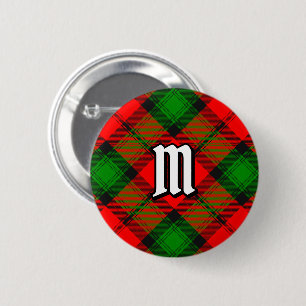 Badge Rond 5 Cm Clan Kerr Tartan