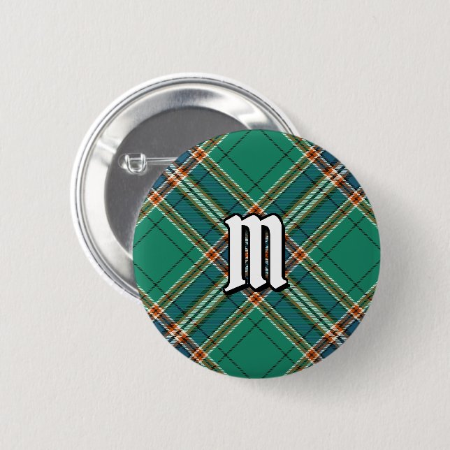 Badge Rond 5 Cm Clan MacFarlane Tartan de chasse antique (Devant & derrière)