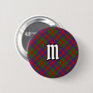 Badge Rond 5 Cm Clan MacGowan Tartan