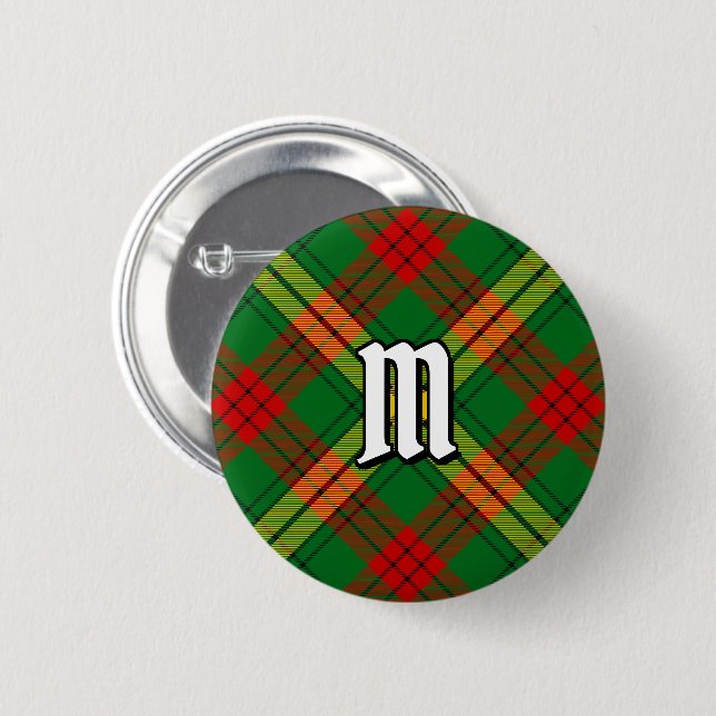 Badge Rond 5 Cm Clan MacMillan Tartan (Devant & derrière)