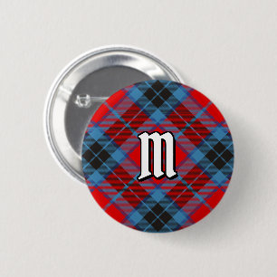 Badge Rond 5 Cm Clan MacTavish Tartan