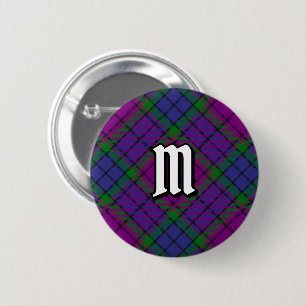 Badge Rond 5 Cm Clan Wardlaw Tartan