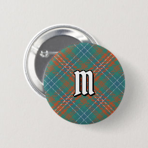 Badge Rond 5 Cm Clan Wilson Ancienne Tartan