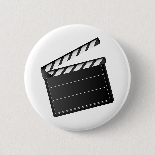 Badge Rond 5 Cm Clapet de film (Devant)