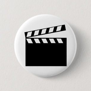 Badge Rond 5 Cm Clappeur de films