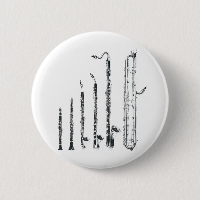 Badge Rond 5 Cm clarinettes (Devant)