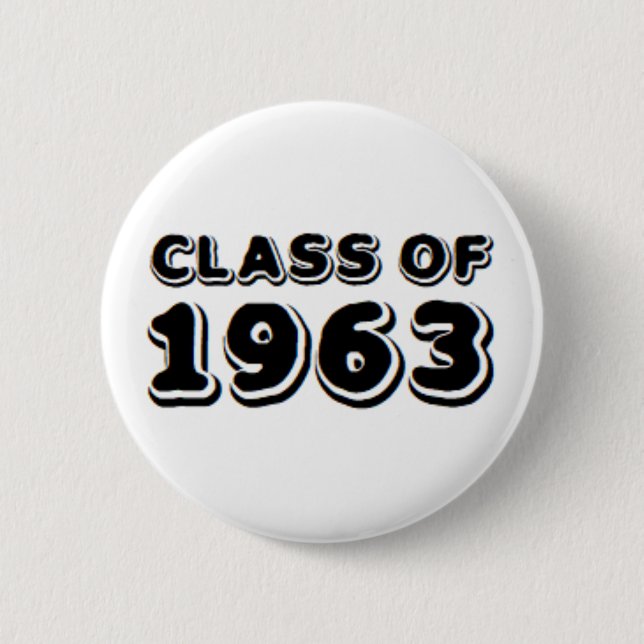 Badge Rond 5 Cm classe de 1963 (Devant)