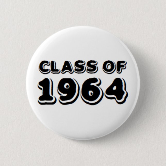 Badge Rond 5 Cm classe de 1964 (Devant)