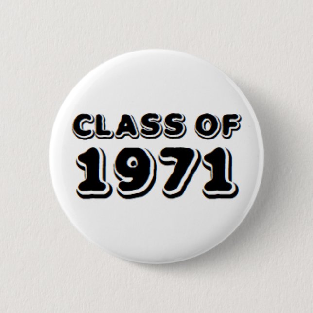 Badge Rond 5 Cm classe de 1971 (Devant)