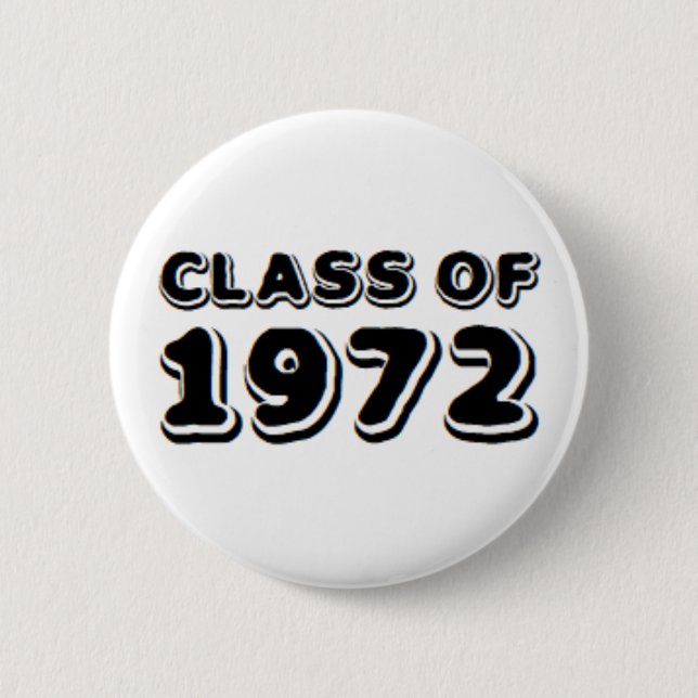 Badge Rond 5 Cm classe de 1972 (Devant)