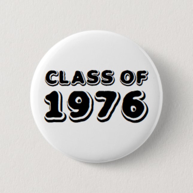Badge Rond 5 Cm classe de 1976 (Devant)