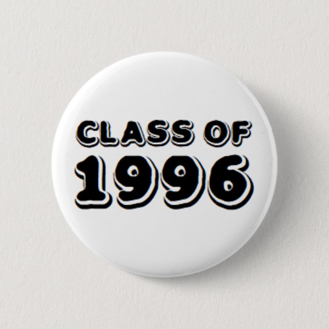 Badge Rond 5 Cm classe de 1996 (Devant)