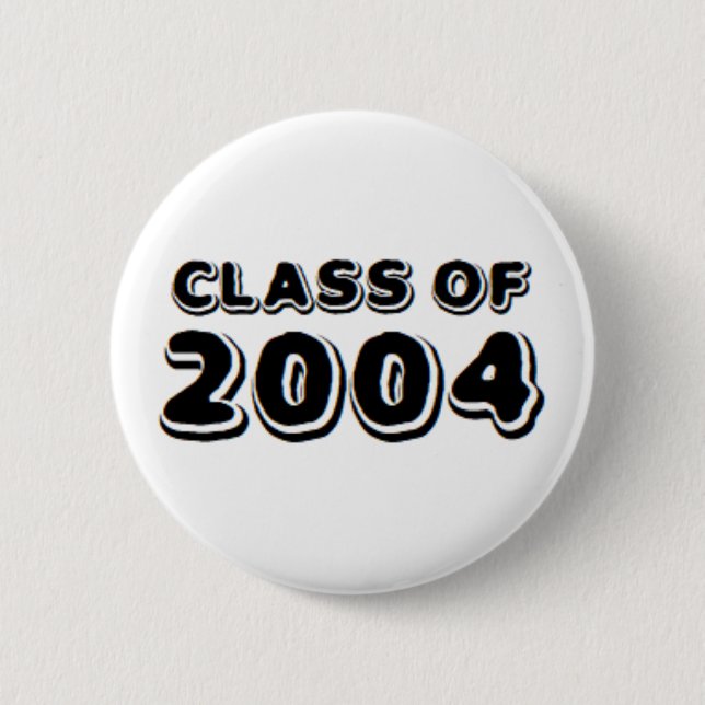 Badge Rond 5 Cm classe de 2004 (Devant)