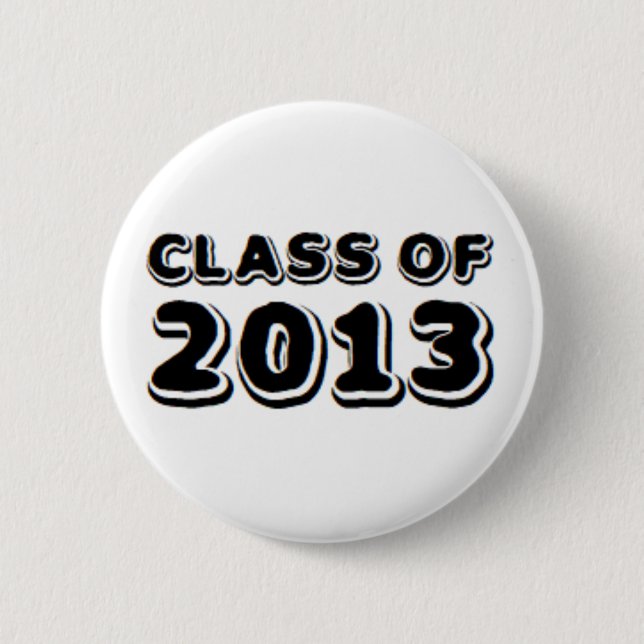 Badge Rond 5 Cm classe de 2013 (Devant)