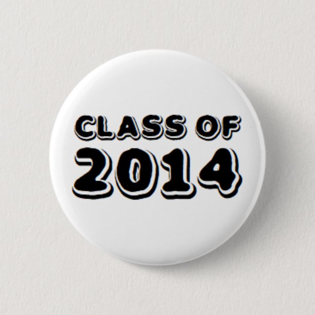 Badge Rond 5 Cm classe de 2014 (Devant)