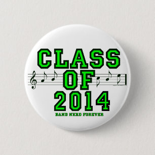Badge Rond 5 Cm Classe de 2014